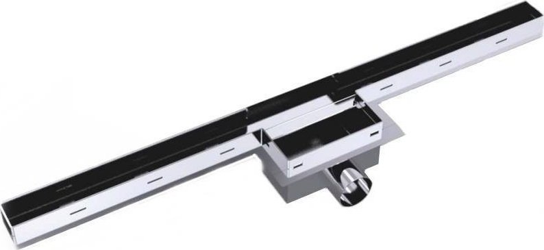 SpiroFlex 800 Szczelinowe odwodnienie prysznicowe AQUA STEEL LS z rusztem GL SPIROFLEX SX-OLS800GL