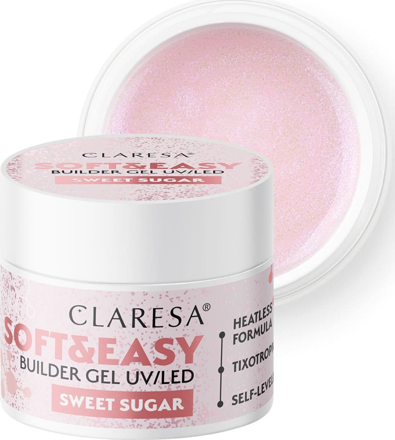 Activeshop Claresa żel budujący Soft&Easy gel sweet sugar 45g