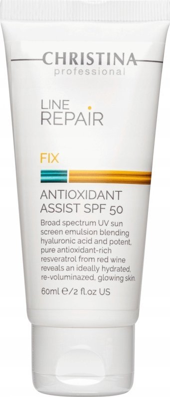 Line Repair Fix Antioxidant Assist SPF-50 - Lotion antyoksydacyjny z SPF-50, 60 ml
