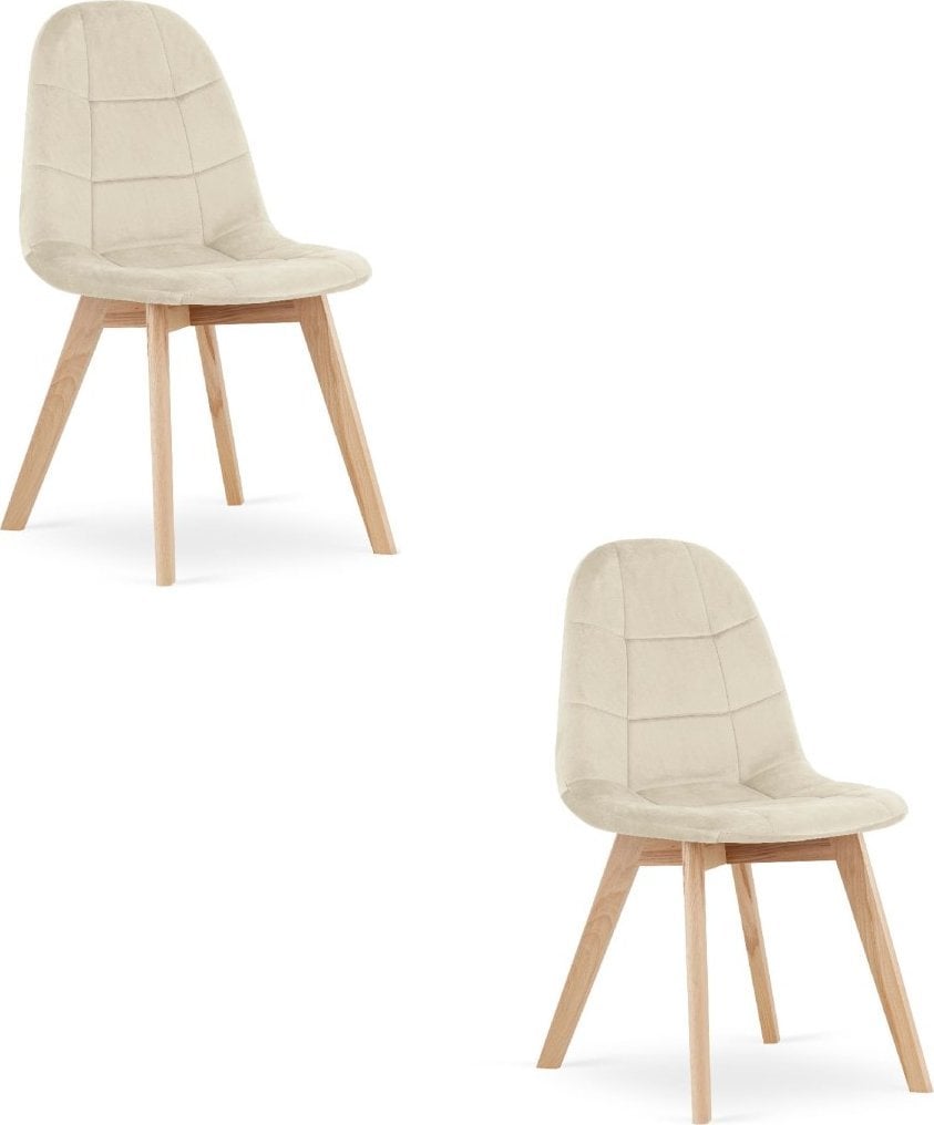 Leobert Krzesło BORA - beż aksamit x 2