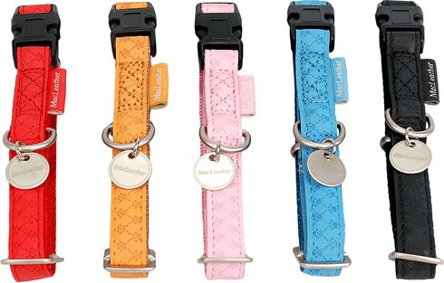 Zolux Obroża regulowana Mac Leather 10 mm - czarny