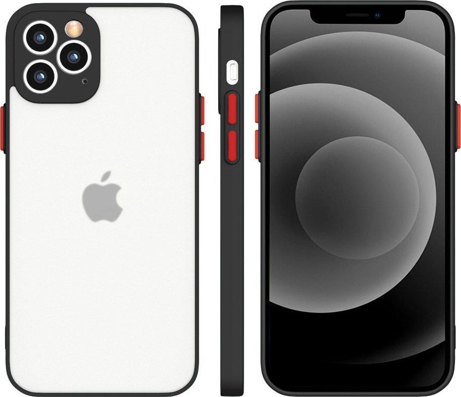 Hurtel Milky Case silikonowe elastyczne półprzezroczyste etui do Samsung Galaxy S21+ 5G (S21 Plus 5G) czarny