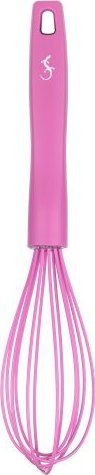 Lurch Wąska trzepaczka, silikon, 28 cm, różowa Smart Tools / Lurch