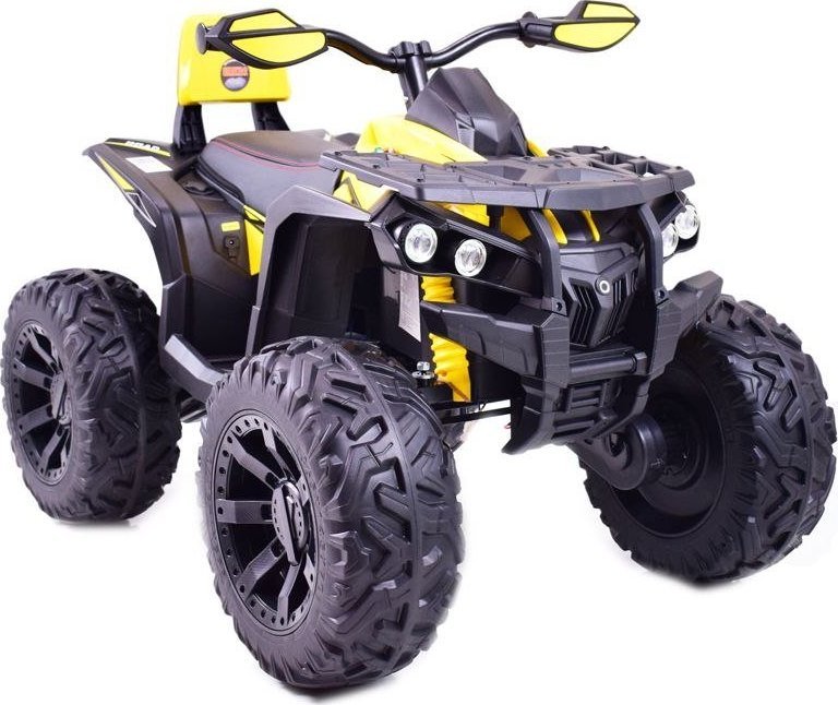 Import SUPER-TOYS WIELKI QUAD NA AKUMULATOR POWER HERO - 4 SILNIKI, MIĘKKIE KOŁA/QLS3288