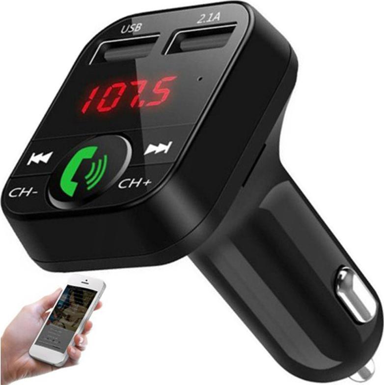 Transmiter FM Retoo TRANSMITER FM BLUETOOTH ŁADOWARKA MP3 2xUSB SD LCD
