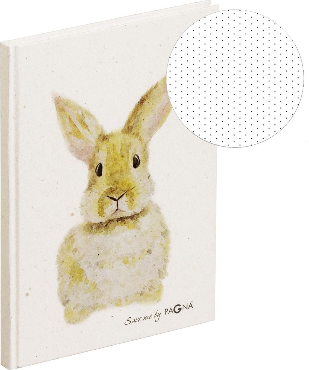 Pagna PAGNA Notizbuch A5 Hase 128S dotted lines