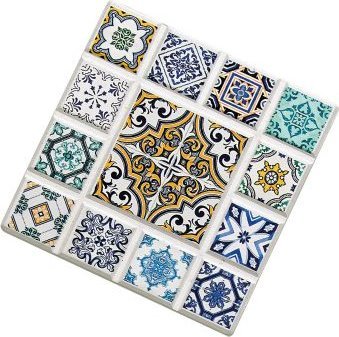 Zassenhaus Podkładka pod szklanki Zassenhaus Marrakesch, ceramika/korek, 11 x 11 cm, romb