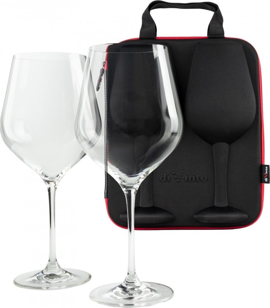 diVinto Kieliszki do wina w etui gigantyczne na całe wino