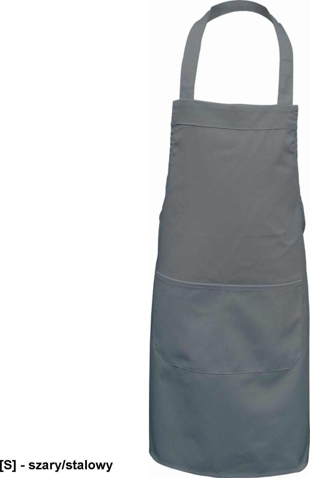 R.E.I.S. FPB-2K - Fartuch przedni: - szary/stalowy