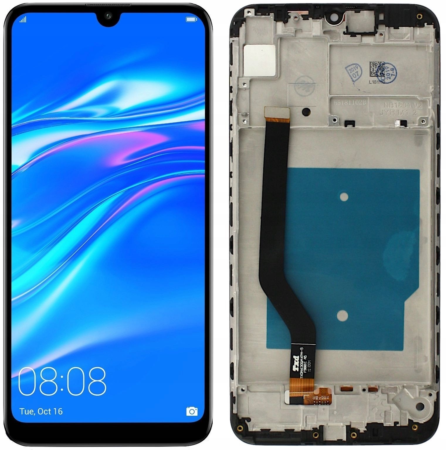 Wyświetlacz do Huawei Y7 Prime 2019 LCD DUB-LX1 Ekran Ramka