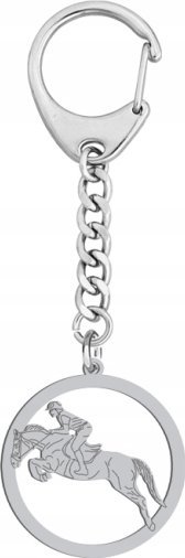 Radziszewska Jewellery Srebrny Brelok Jeździectwo GRAWER GRATIS