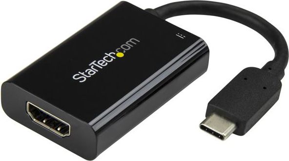 Adapter AV StarTech CDP2HDUCP USB-C - HDMI + USB-C Czarny (CDP2HDUCP)