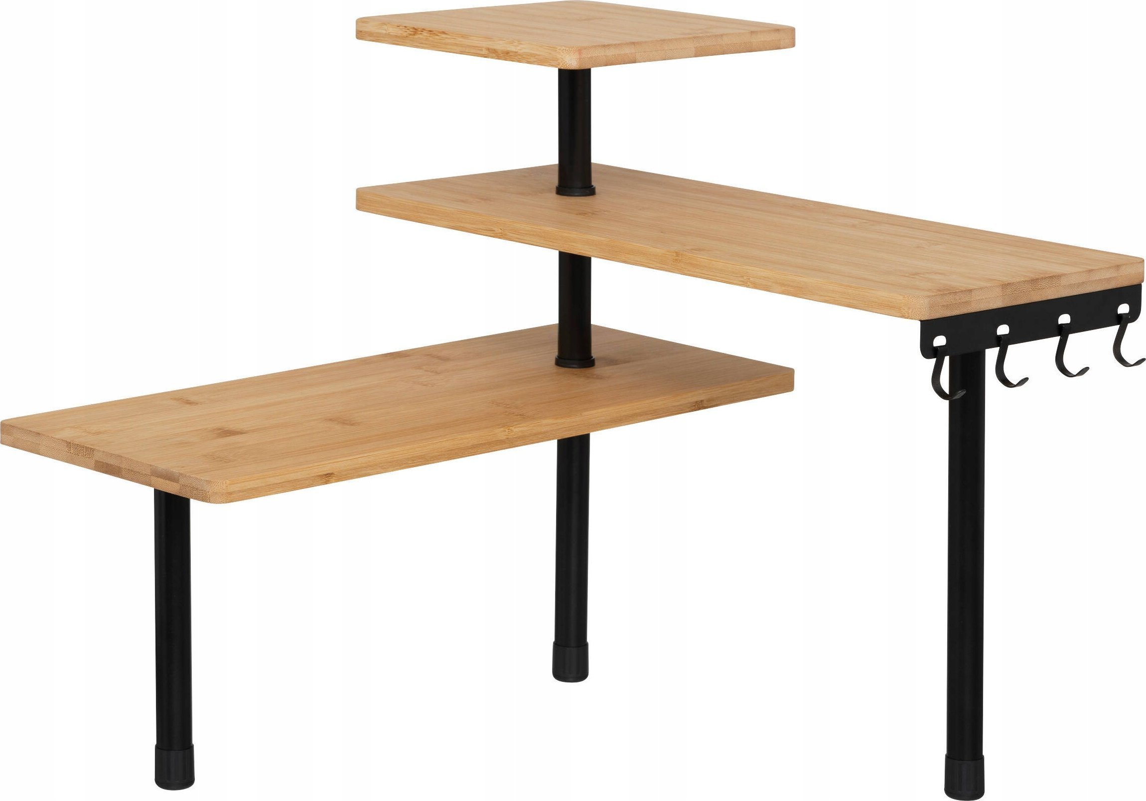 Półka narożna SMART 3-poziomowa, 43 x 43 x 38 cm