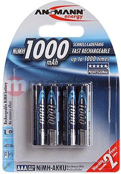 Ansmann Akumulator AAA / R03 1000mAh 4 szt.