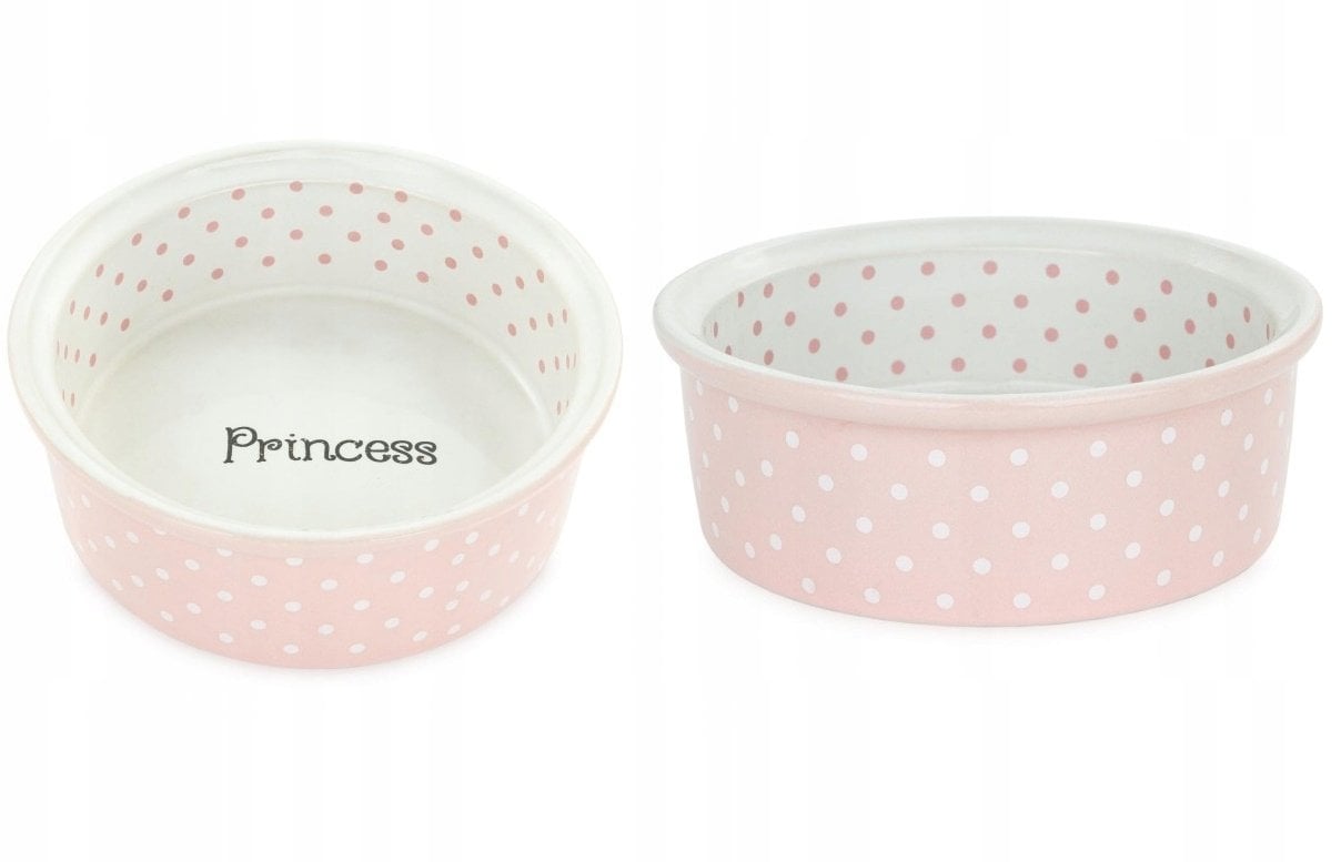 Barry King Miska dla kota/psa różowa ceramiczna z napisem 12cm