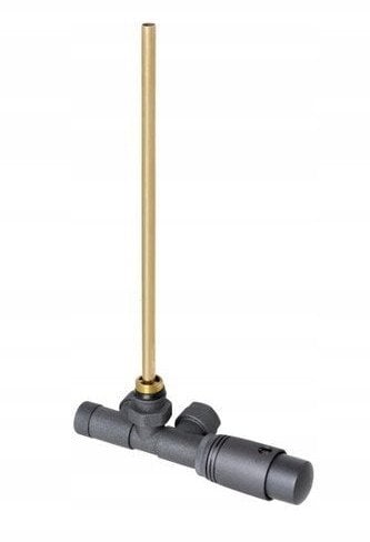 Invena zestaw jednootworowy, zespolony do dolnego podłączenia DUOPLEX PROV, grafit CZ-87-G15