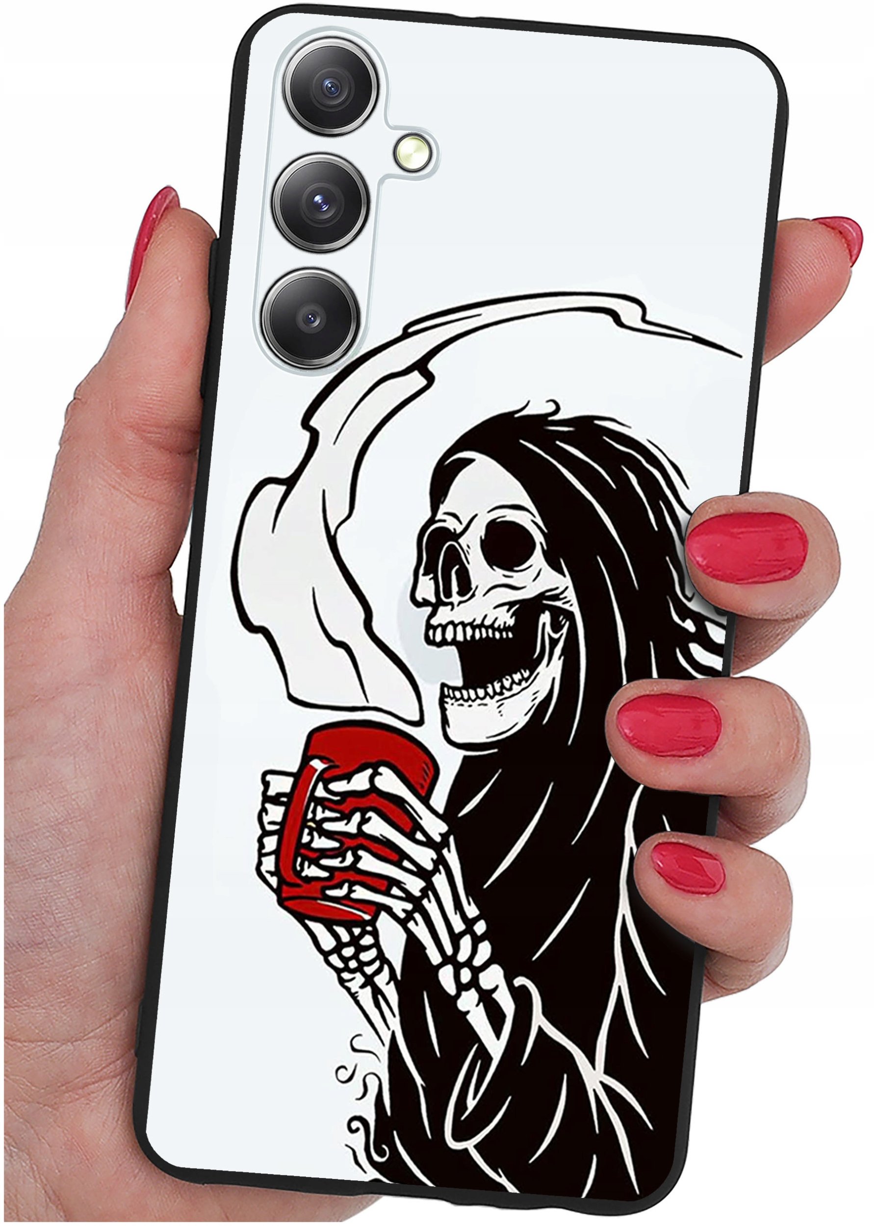 ETUI do Samsung S25+ Plus | WZORY | SILIKONOWE MATT CASE + SZKŁO 9H