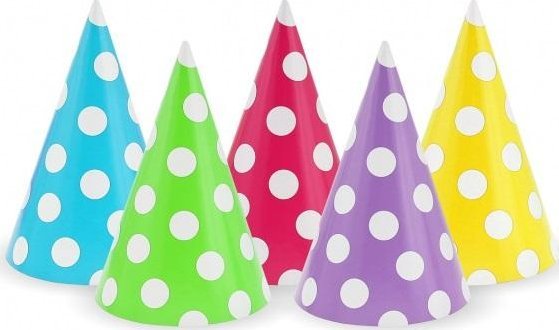 GoDan Czapeczki papierowe Groszki 100szt