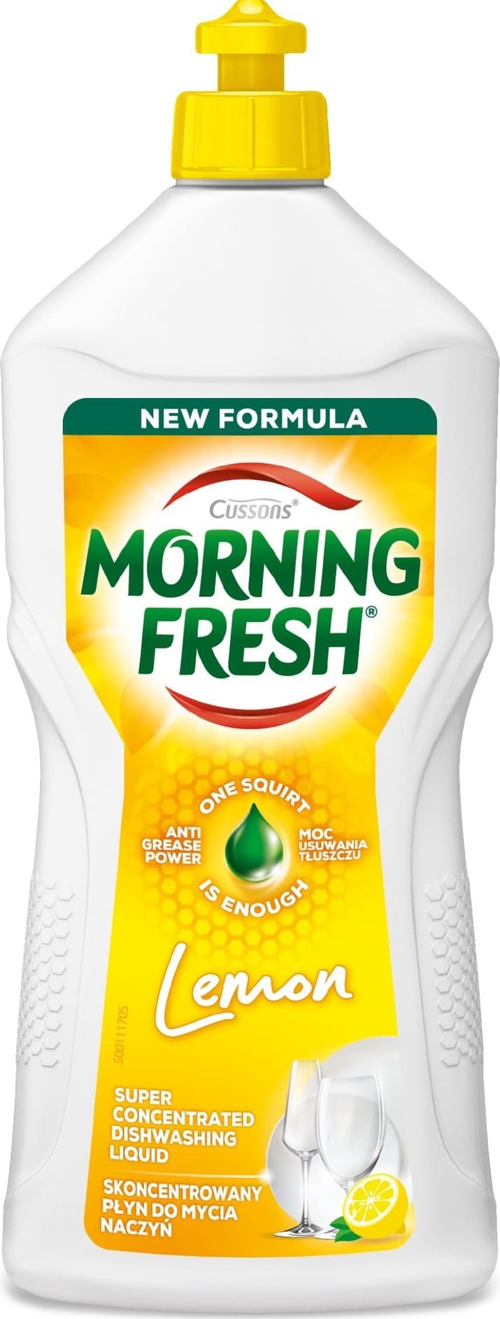 Sarantis CUSSONS Morning Fresh Skoncentrowany płyn do mycia naczyń - Lemon 900 ml