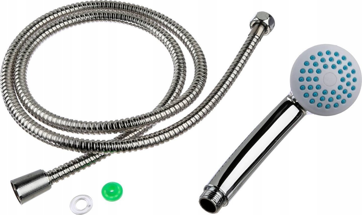 Wąż prysznicowy 5five Wąż prysznicowy 150 cm + słuchawka i elementy montażowe