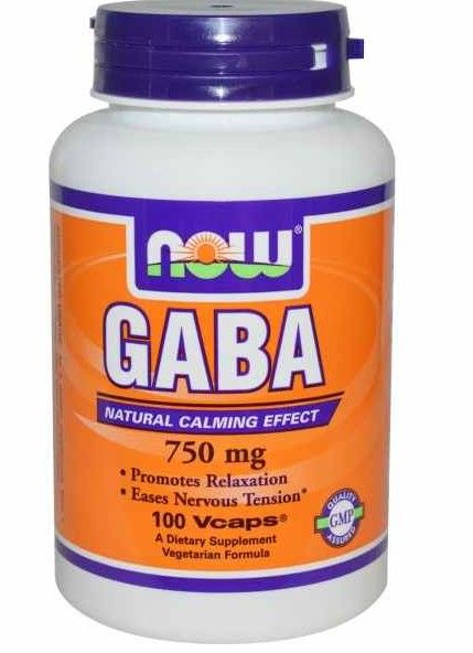 NOW Foods GABA 500mg 100 kapsułek