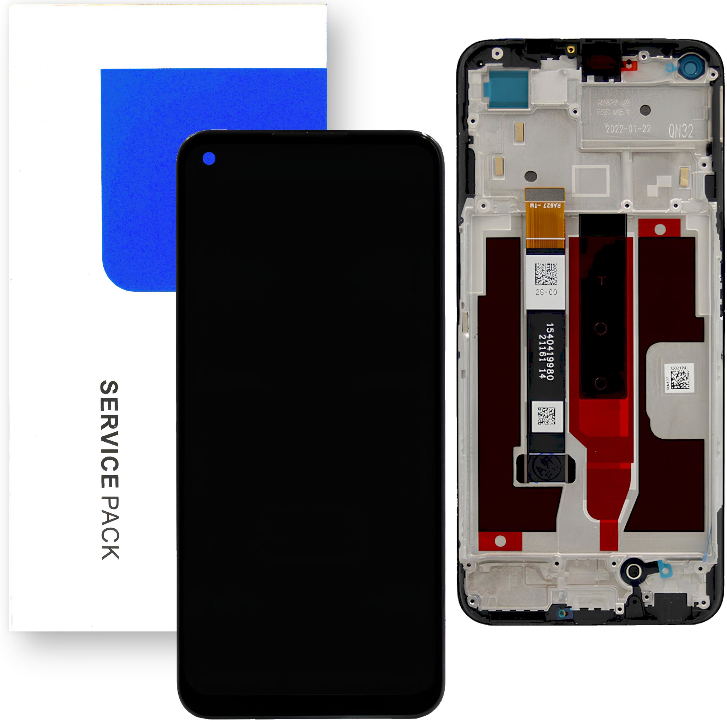 Wyświetlacz do Realme 8 5G LCD RMX3241 Ekran Ramka Oryginał Mobilepart