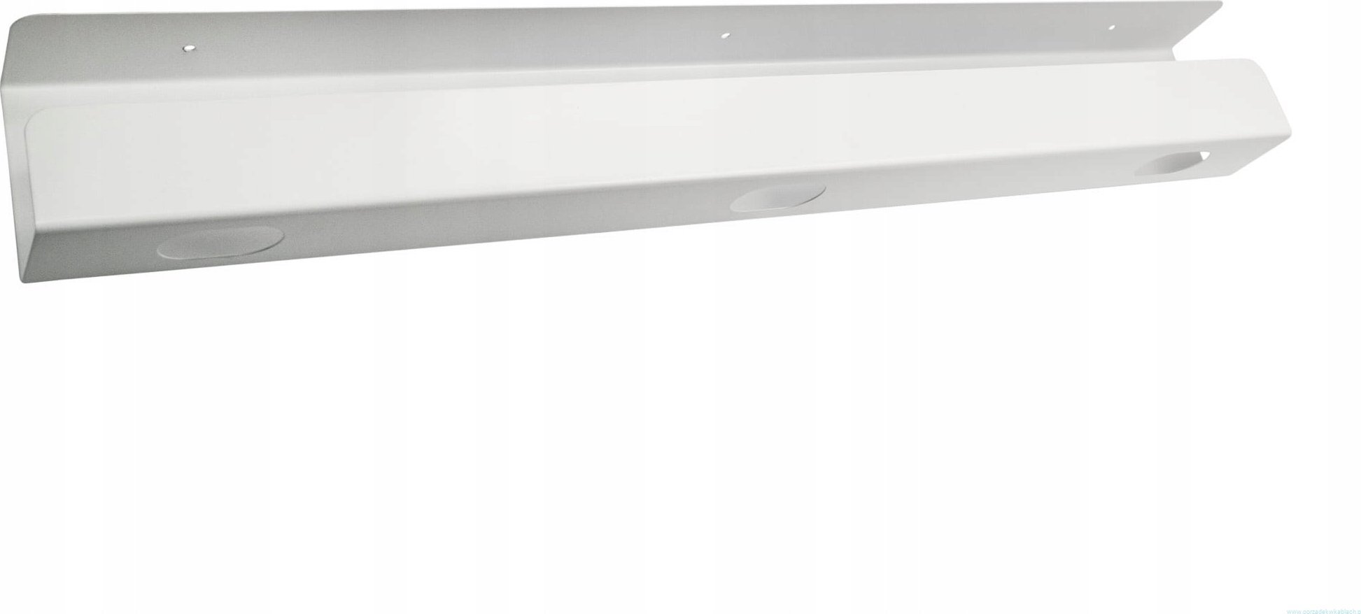 Organizer Wojtap Organizer kabli pod biurko 800x80x80 mm prosty - biały