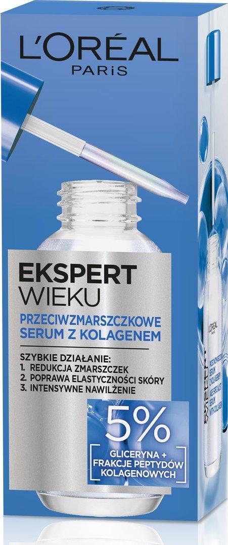 L’Oreal Paris Ekspert Wieku Przeciwzmarszczkowe serum z kolagenem 30ml