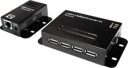 LogiLink Extender 4x USB 2.0, Cat.5, do 50m, POE (UA0252)