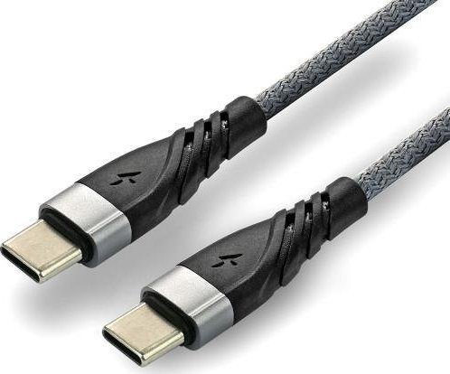 Kabel USB EverActive USB-A - microUSB 1 m Szary (CBB-1MG)