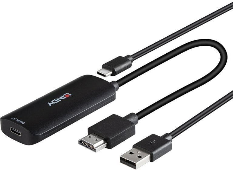 LINDY Konverter HDMI auf USB Typ C mit USB STromversorgung
