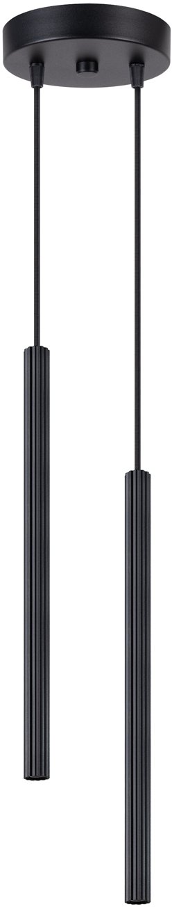 Lampa wisząca Sollux Lighting Lampa Wisząca Arche 2P Czarna G9 8Ww