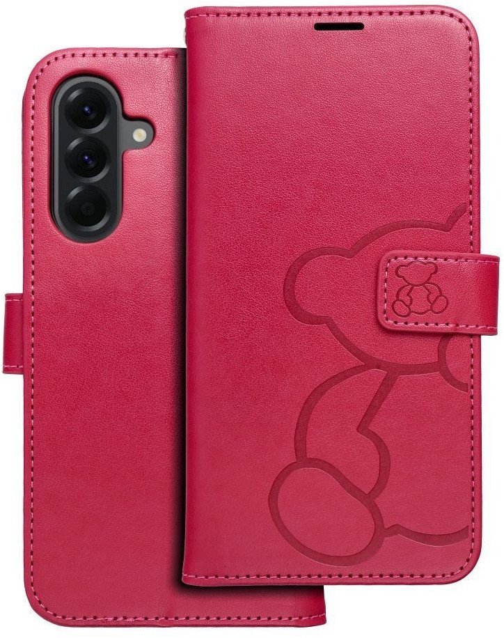 Kabura MEZZO Book do SAMSUNG A36 5G teddy bear magenta