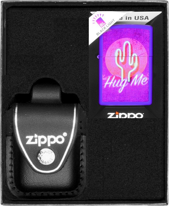 Zestaw ZIPPO Zapalniczka RETRO CACTUS Prezentowy No3