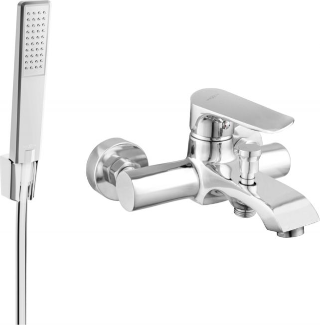 Mexen Mexen Pecos R72 bateria wannowa z zestawem prysznicowym, chrom - 7273R72-00