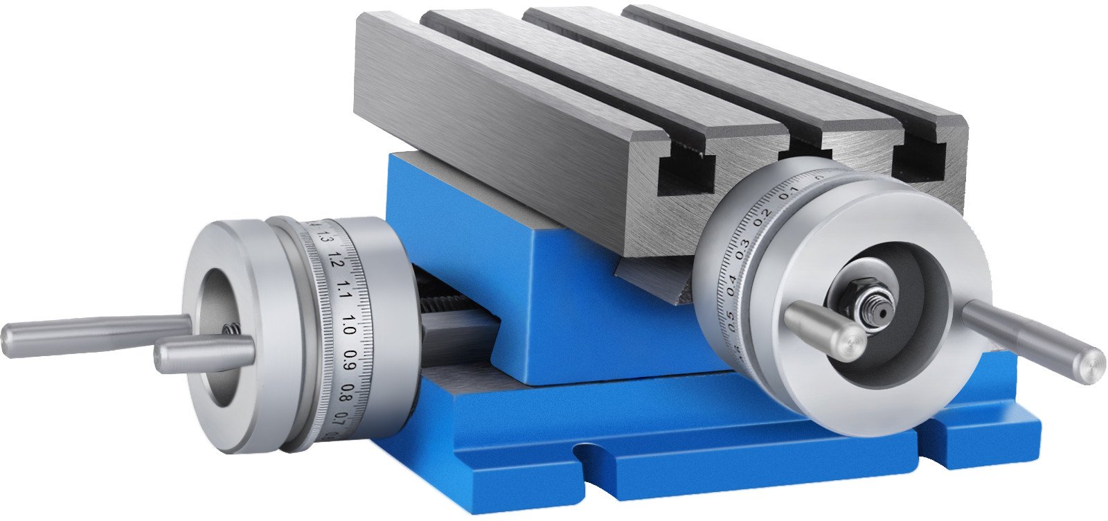 Stół roboczy krzyżowy do frezarki wiertarki Imadło Stołowe 18.5 x 10 cm