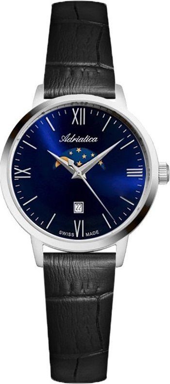Zegarek Adriatica Zegarek damski Adriatica A3197.5265QM czarny