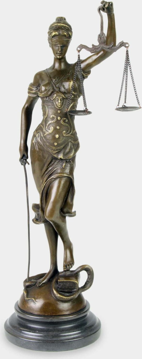 rzezbyzbrazu Temida 40 cm Rzeźba z Brązu