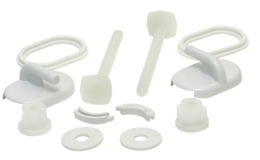 Tycner Śruby do deski sedesowej SANIT-PLAST uniwersalne 2szt. - 133/K