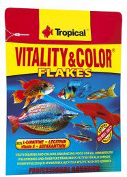 Tropical Vitality&Color pokarm witalizująco-wybarwiający dla ryb 12g