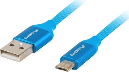 Kabel USB Lanberg USB-A - 1.8 m Niebieski (CA-USBM-20CU-0018-BL)