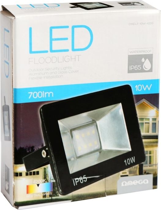 Naświetlacz Omega OMEGA LED FLOODLIGHT4200K 10W 220-240V [43859]