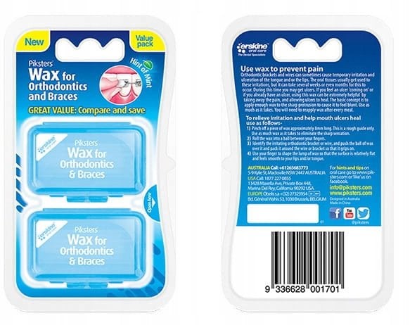 PIKSTERS WOSK ORTODONTYCZNY 2szt.