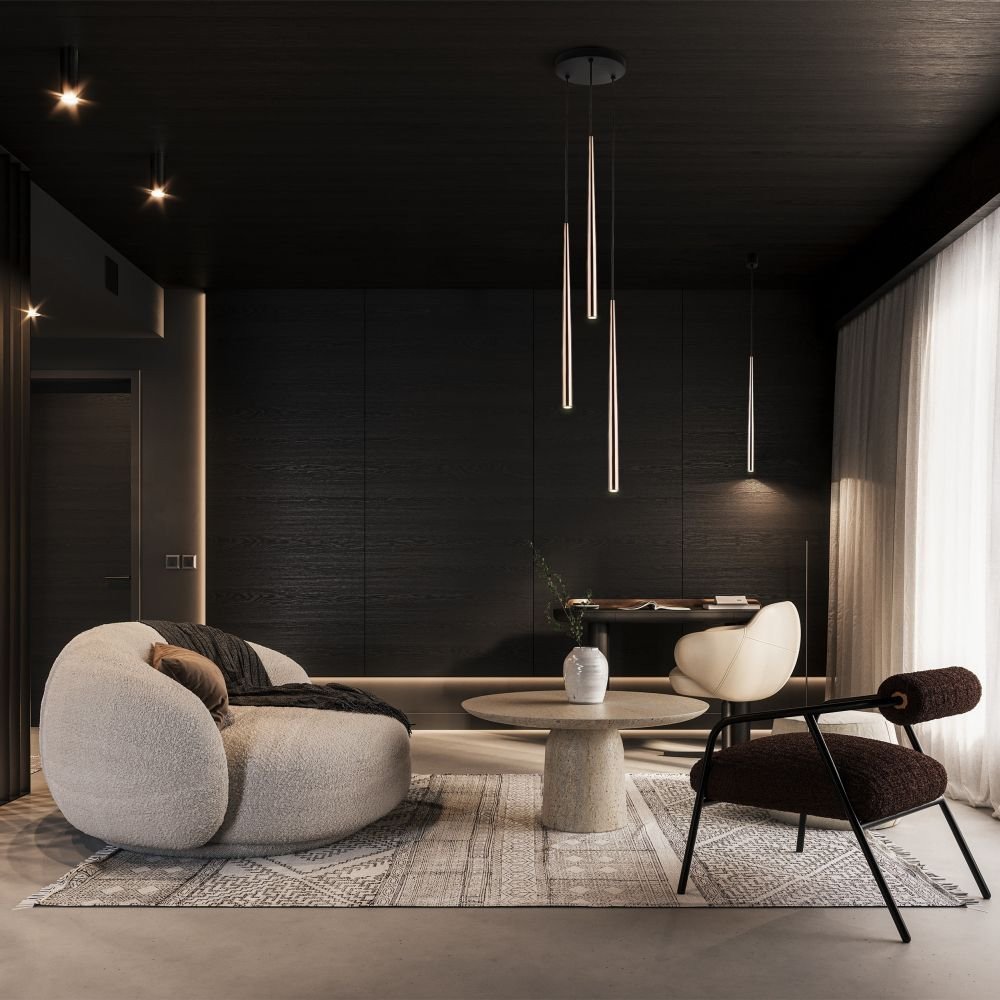 Lampa wisząca PIANO BLACK GOLD 10117 TK Lighting