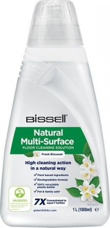 Bissell Bissell Natural Multi-Surface Floor Cleaning Solution for Bissell CrossWave, SpinWave, SpinWave Robot & HydroWave machines, 200