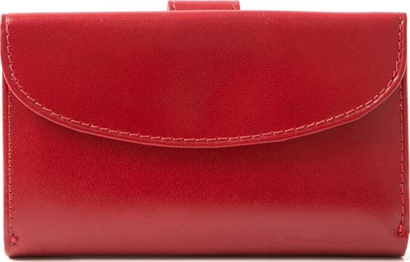 Belveder Czerwony portfel portmonetka damska BW45