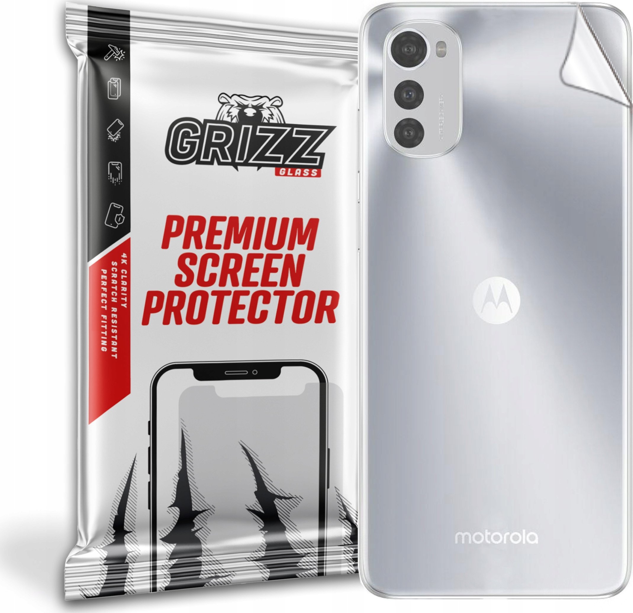 GrizzGlass Folia na tył Grizz Motorola Moto E32s