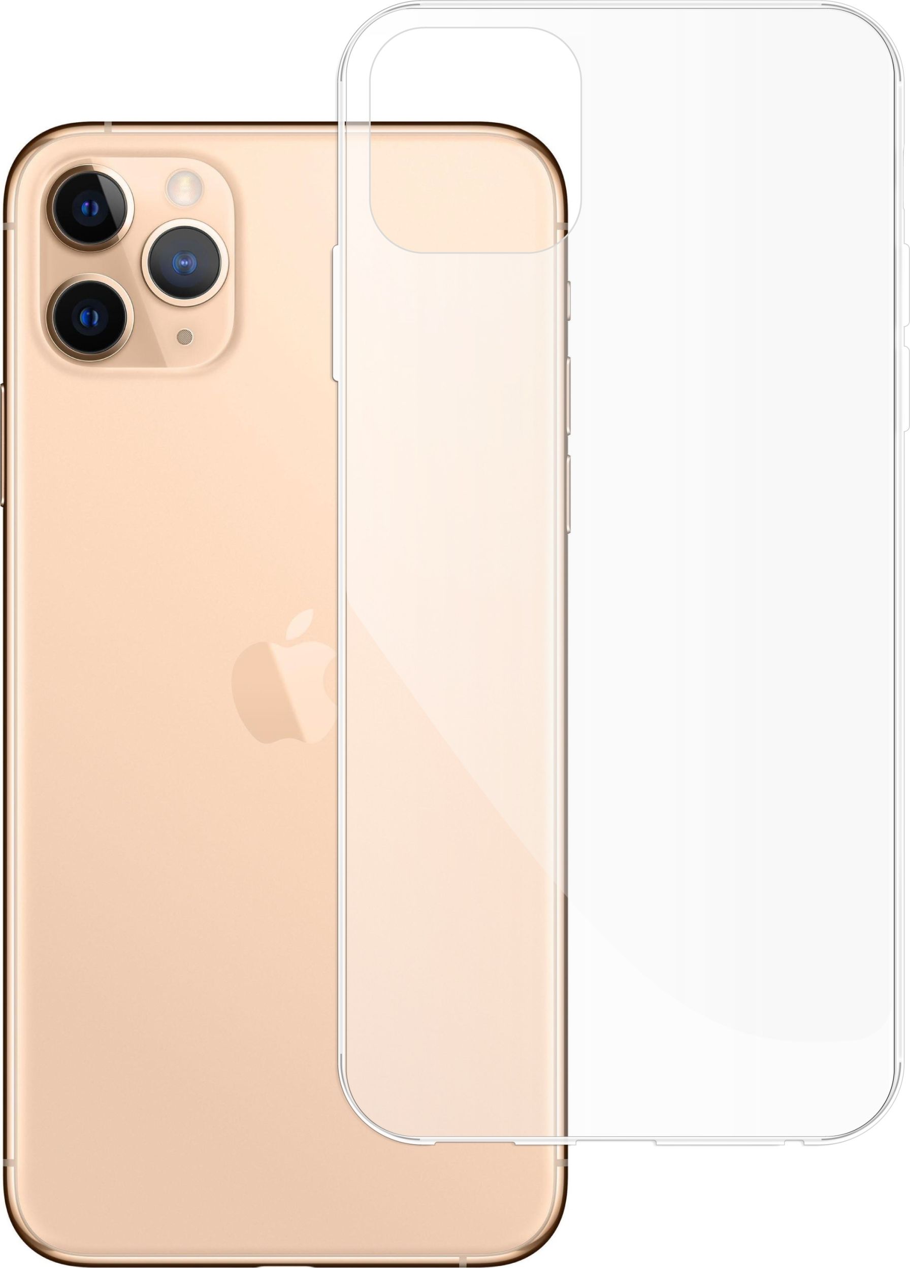 etumi Etui Do Iphone 11 Pro Gumowe Slim Clear View Pokrowiec Ochronny / Futerał Obudowa / Ochrona Clear Cover Bezbarwne Slim Case0010