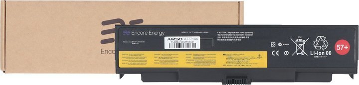 Bateria Encore Energy do Lenovo ThinkPad L440 L540 T440p T540p W540 W541 48Wh 10.8V 4400mAh 45N1147