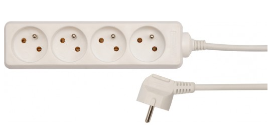 Vorel Przedłużacz elektryczny z uziemieniem 4 gniazda 5m 72509